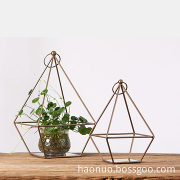 iron decoration hanging style flower holder decoration